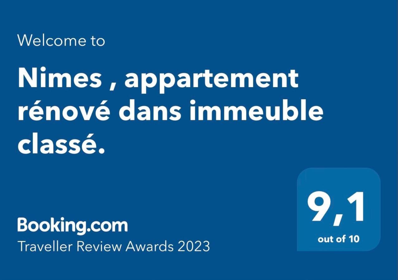 Nimes , Appartement Renove Dans Immeuble Classe. Exteriör bild